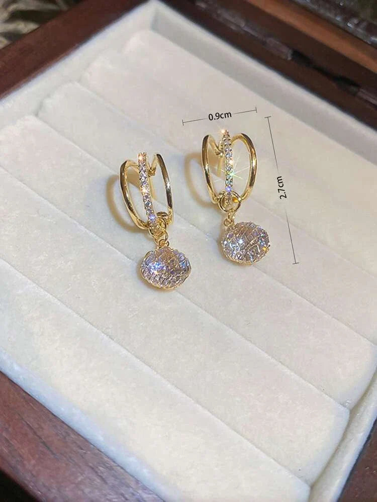 Double Layer Exquisite Hollow Earring