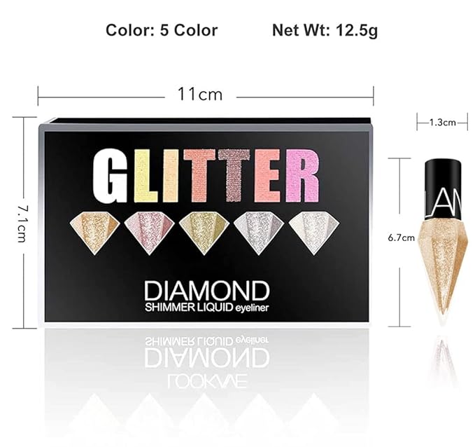 GLITTERING DIAMOND LIQUID EYELINER